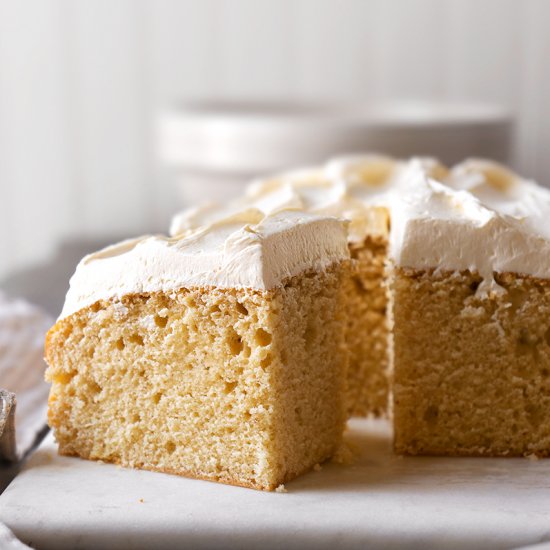 Brown Butter Sheet Cake