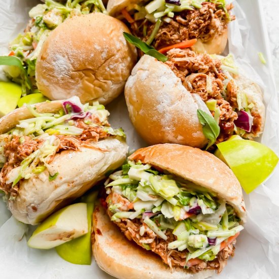 BBQ Chicken Sliders