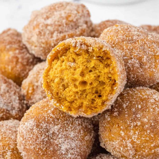 Pumpkin Donut Holes