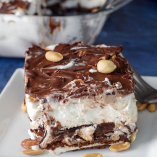 Buster Bar Ice Cream Cake