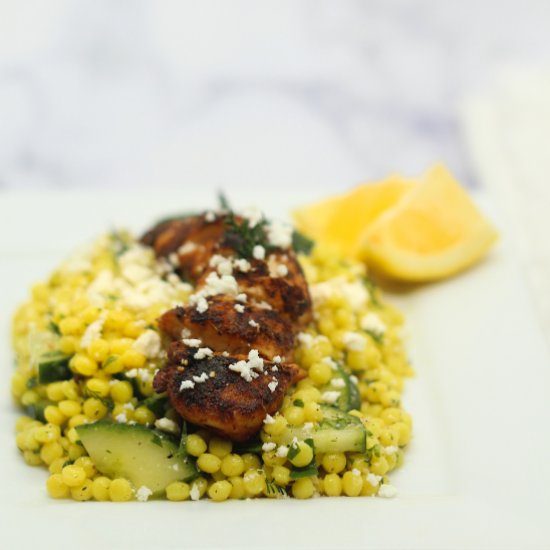 Blackened Chicken with Couscous