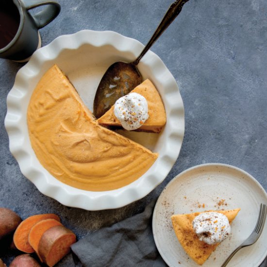 Sweet Potato Ice Cream Pie