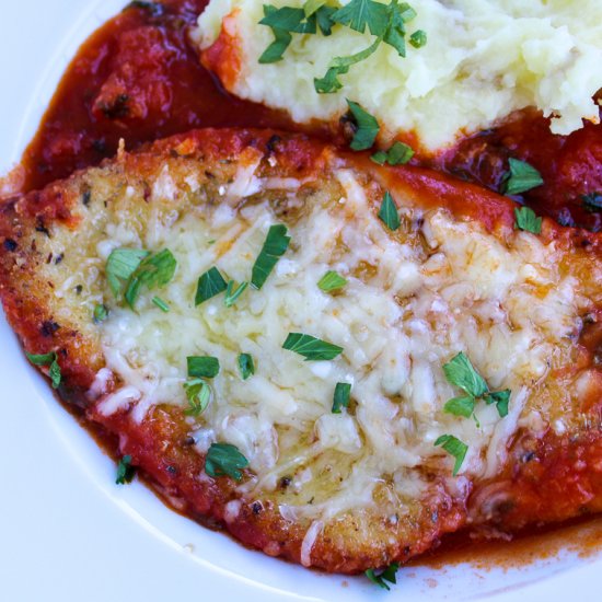 Pan Fried Chicken Parmesan