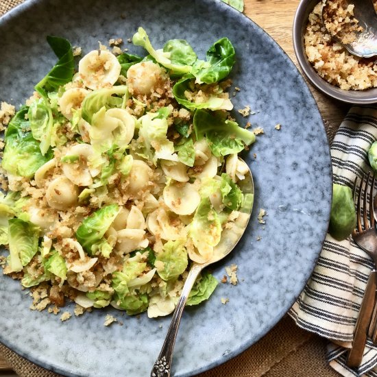 orecchiette & brussels sprouts