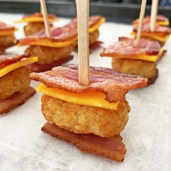 Tater Tot Bacon Cheese Bites