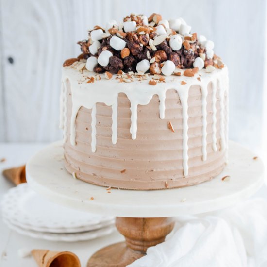 Rocky Road Layer Cake