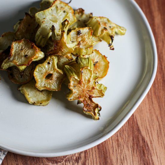 Whole30 Roasted Broccoli Stems