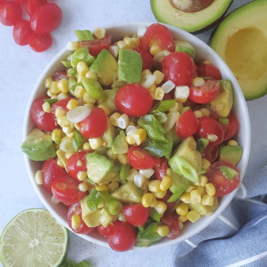 Tomato, Corn, & Avocado Salad