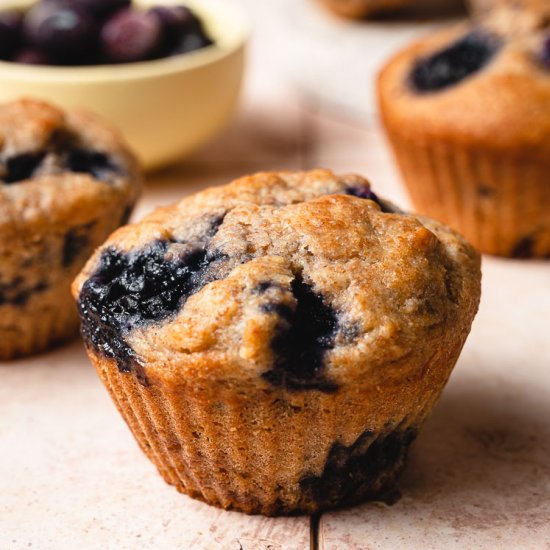 Healthy Blueberry Muffins