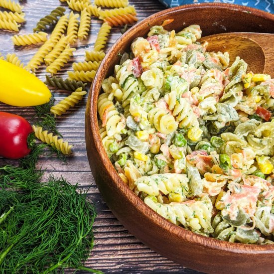 Easy Pasta Salad With Mayonnaise