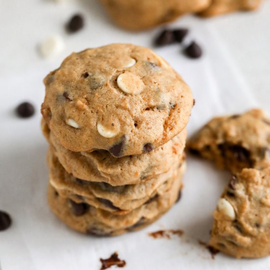 Sweet Potato Chocolate Chip Cookies