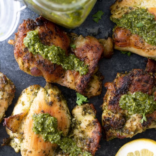 Chimichurri Chicken Thighs