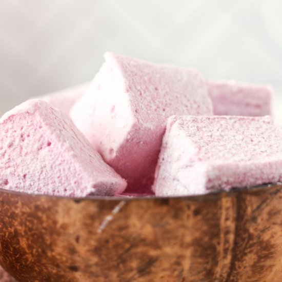 Boozy Hibiscus Marshmallows