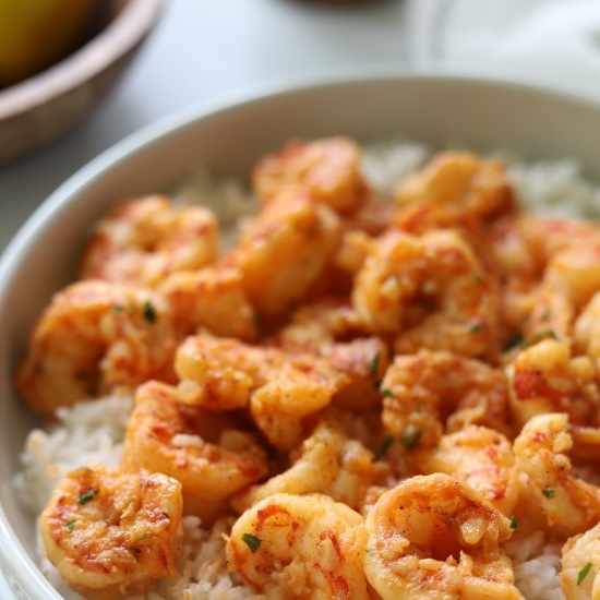 Pan Seared Garlic Butter Shrimp