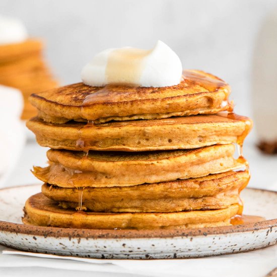 Fluffy Pumpkin Pancakes