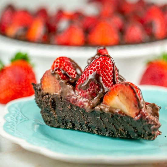 Chocolate Strawberry Pie