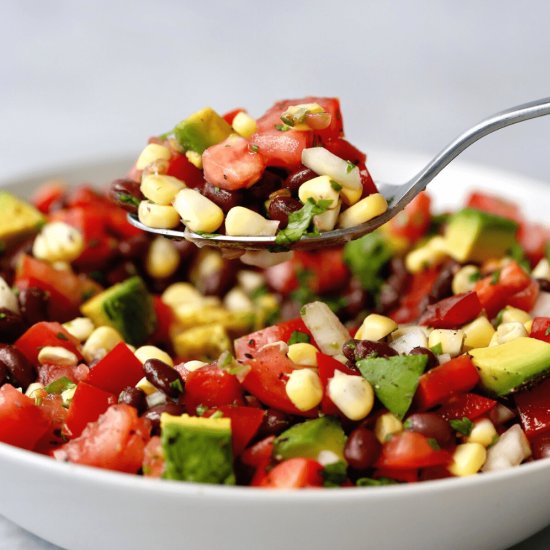 Simple Black Bean and Corn Salad