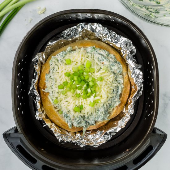 Air Fryer Spinach Artichoke Dip