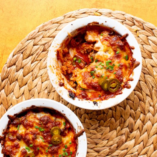 Healthy Crustless Pizza Bowl