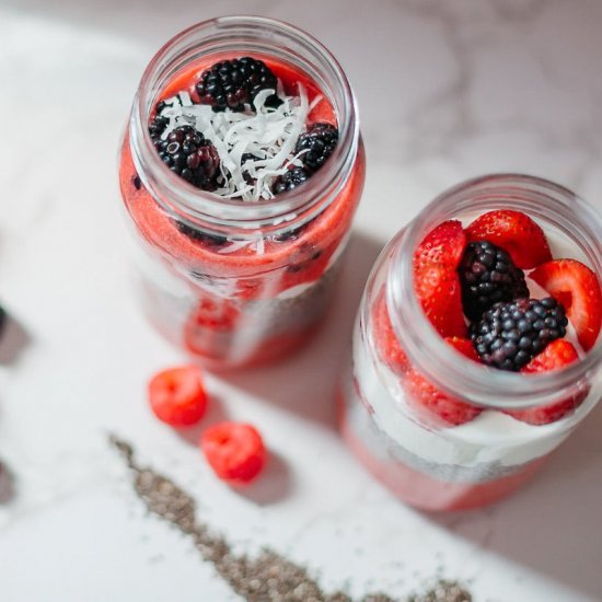 High Protein Chia Pudding