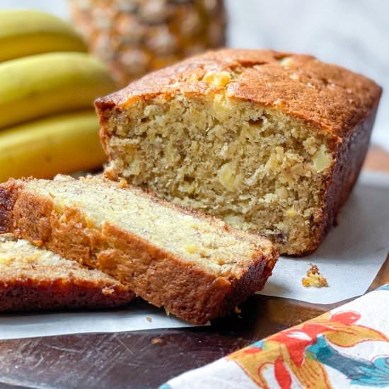 Pineapple Banana Bread