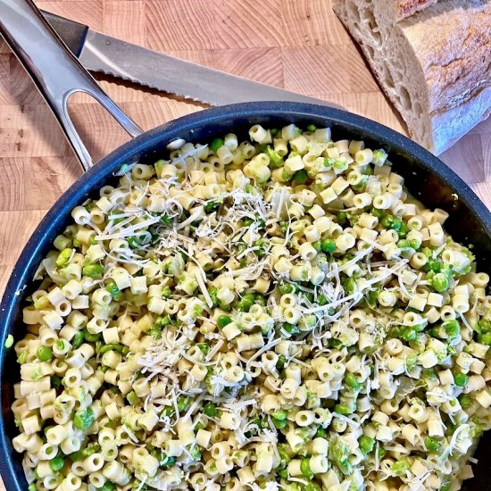 Cheese and Peas Pasta