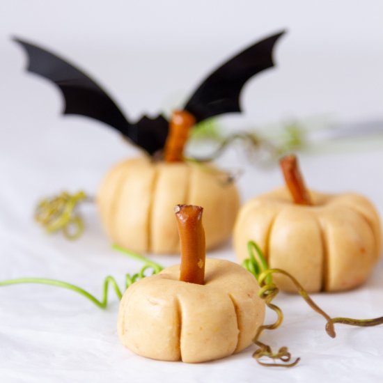 No Bake Peanut Butter Pumpkins