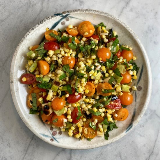 Grilled Corn Salad