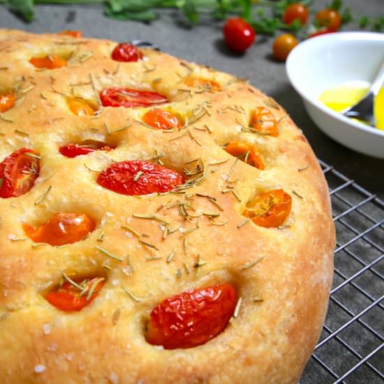 Rosemary Tomato Focaccia