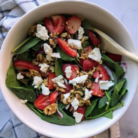 Strawberry Goat Cheese Salad