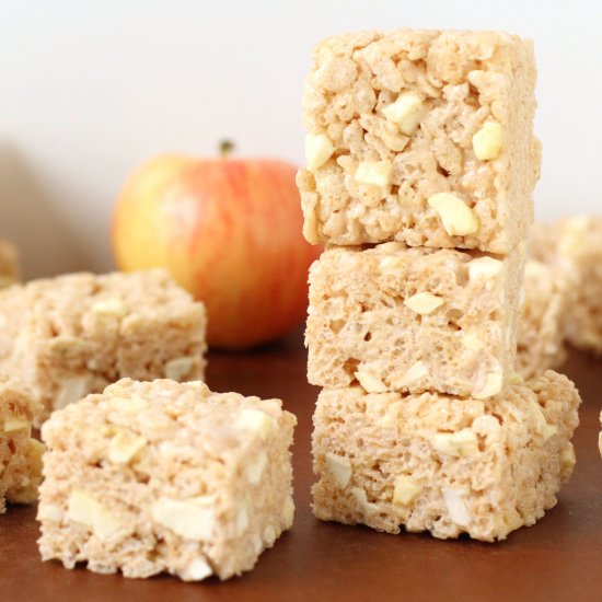 Apple Cinnamon Rice Krispie Treats