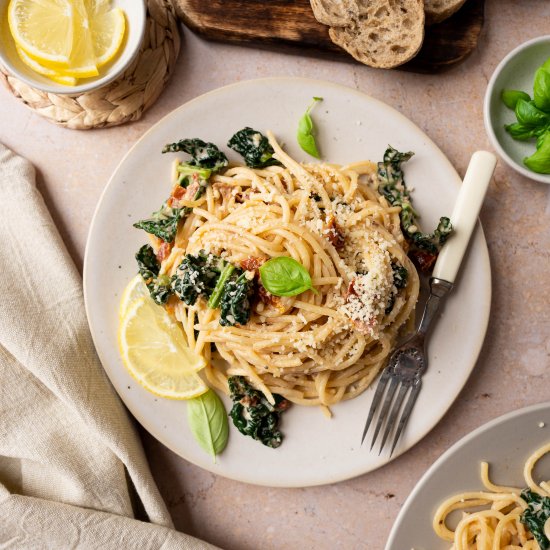 Creamy Cavolo Nero Pasta