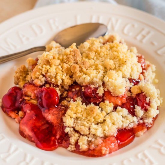 Cherry Cheesecake Dump Cake