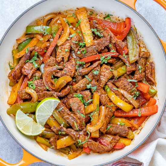 EASY STEAK FAJITA RECIPE