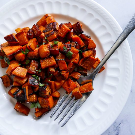 Crispy Sauteed Sweet Potatoes