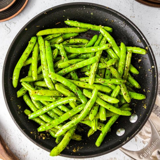 Easy Garlic Green Beans