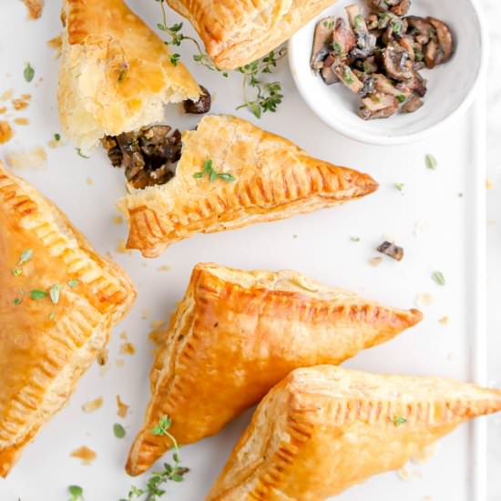 Mushroom and Goat Cheese Turnovers