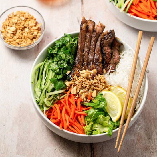 Asian Beef Noodle Bowls