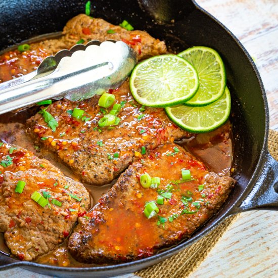 Chili Lime Cube Steaks