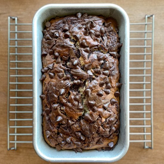 Nutella Banana Bread