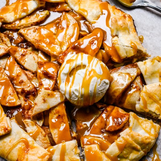 Caramel Apple Tart