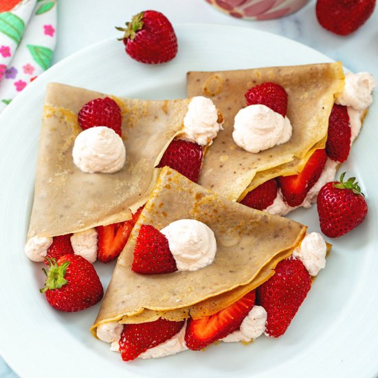 Strawberry Crepes