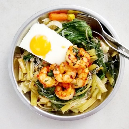 Shrimp Bowl w/i Water Spinach