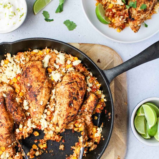 Chicken and Rice Skillet Recipe