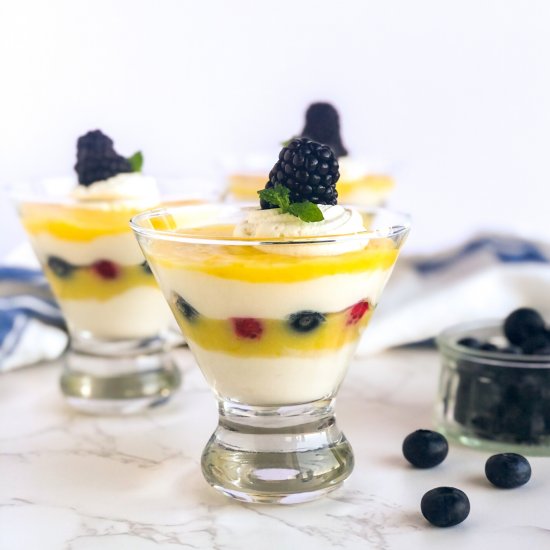 Lemon Curd Parfaits with Berries