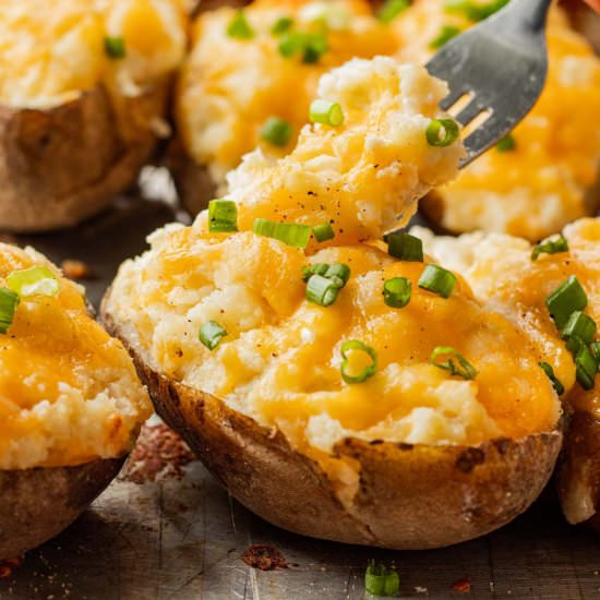 Boursin Twice Baked Potatoes