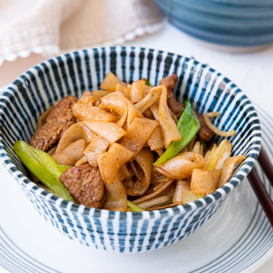 Beef Chow Fun Noodles