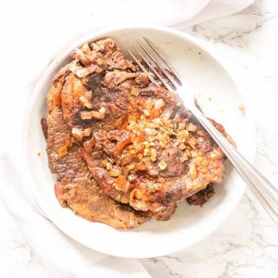 Instant Pot pork shoulder steak