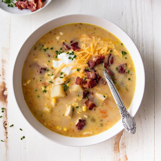 Instant Pot Chicken Corn Chowder