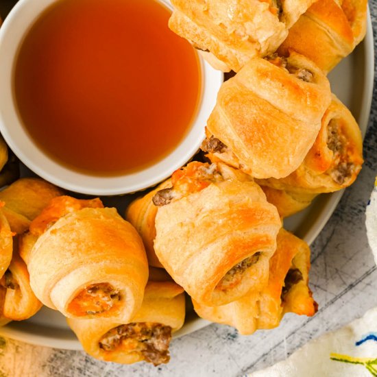 Sausage Cream Cheese Crescent Rolls